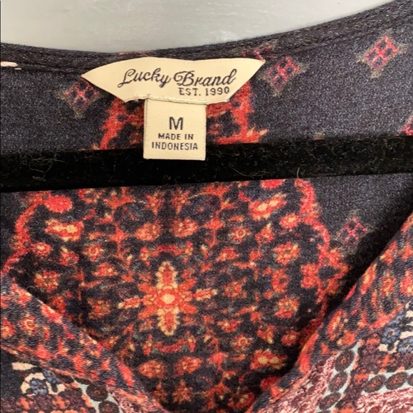 Lucky Brand Boho long sleeve top - Picture 5 of 6